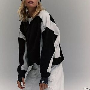 Free People Movement Color block intercept pullover